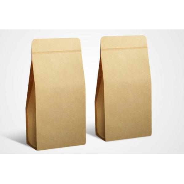 Zipper Printing Customized Paper Bags Silvery Stand Up Kraft Clear Window For Snack