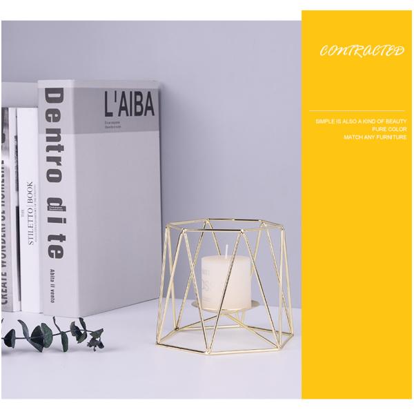 Hot Sale The New Candle Holder Luxury Wedding Candle Holder Stand Metal Candlestick