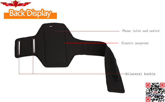 Hot Selling LED Sports Armband Cases For Iphone High Neoprene Material Multi Color