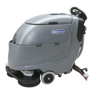 Quality FS213 Double Brush Disc Floor Scrubber Dryer Machine , Walk Behind Floor Cleaner for sale