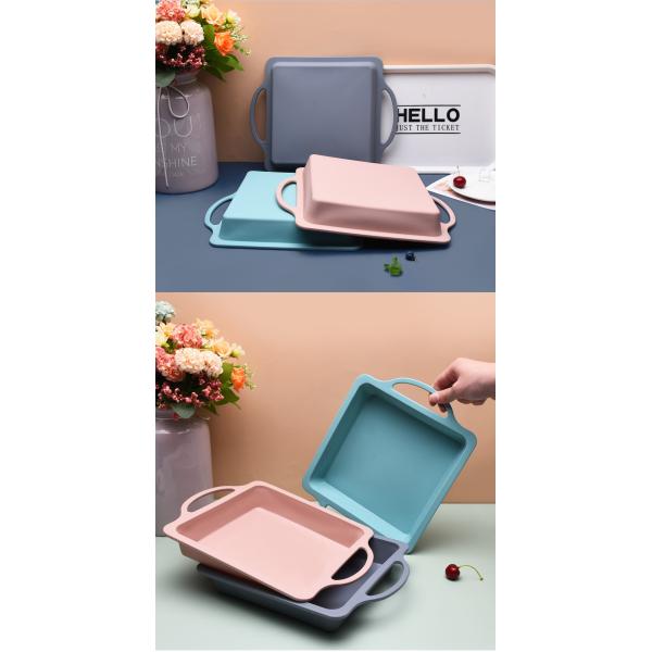 Tasteless Rectangular Silicone Bread Pan 23x20cm