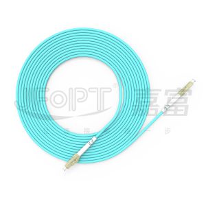Multi Mode 2.0mm LC/APC SX Fiber Optic Patch Cord for High Speed Data Transmissi