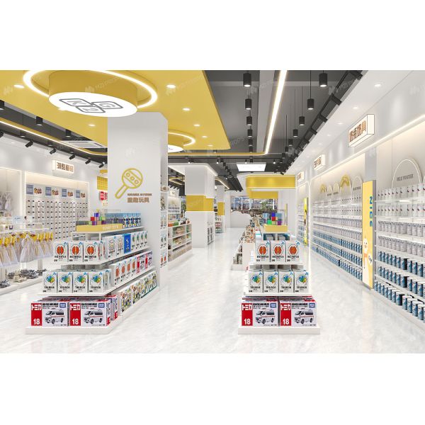 BBC009 Fashion-forward decor baby shop baby store display rack Branding Display Showcase for baby shop decoration