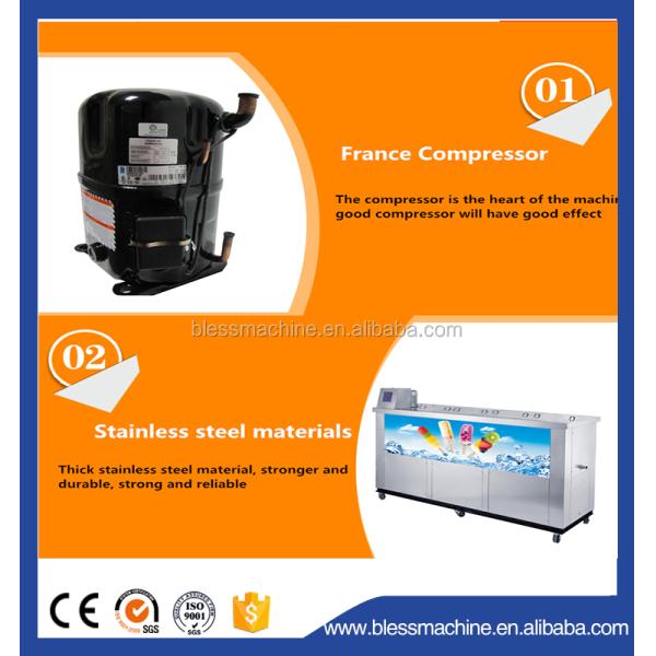 Popsicle Machine with 304 Stainless Steel Material and Large Capacity