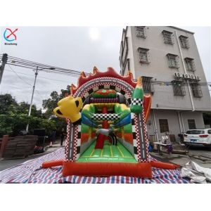 Commercial Giant Inflatable Obstacle Course Car Obstacle Course Bounce House