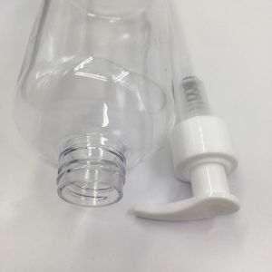 Refillable Recyclable PET Plastic Bottle With Lotion Pump Dispenser