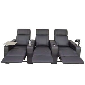PU Leather Modern Recliner Chair Single Movie Lounge Sofa
