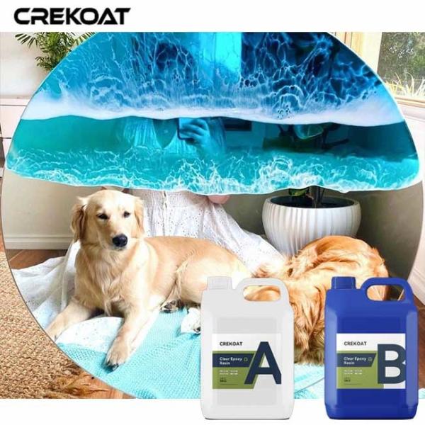 Buy Waterfall Like Clear Epoxy Resin Finish Resists Yellowing Over Time at wholesale prices