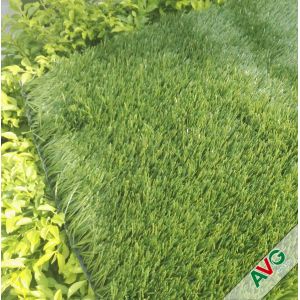 Bicolor Football Artificial Turf With Three Stem Of Dense Surface And Up