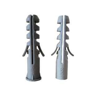 8*40mm Plastic Expansion Anchor Gray Wall Plug Rigid
