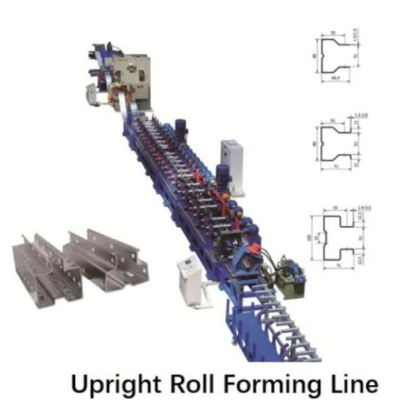 Buy 1.8mm Metal Sheet Shelf Column Roll Forming Equipment at wholesale prices