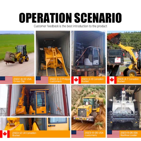 Hot Sale Construction Compact Frontend Wheel Loader Optional Forklifts Telescopic Boom Loader for Farm Garden