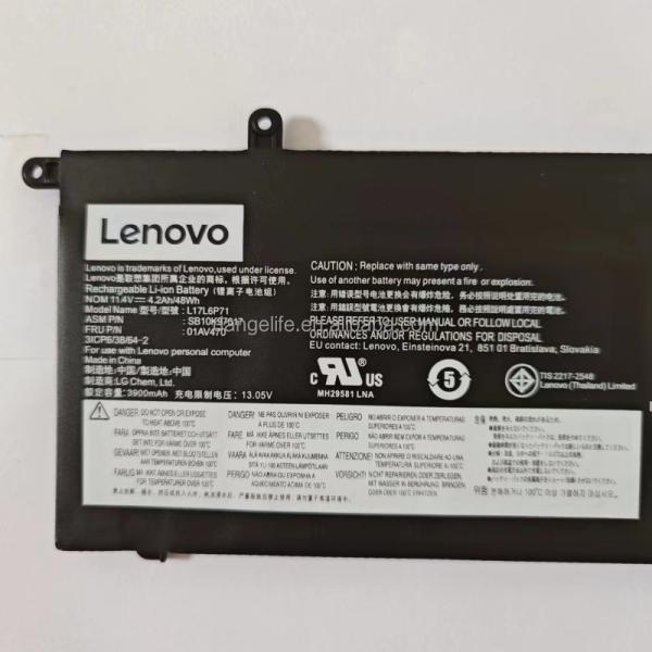 OEM Factory Replacement 4920mAh/57Wh Laptop Battery Pack L17L3P71 L17M3P71 for Lenovo ThinkPad T480S Products in Stock