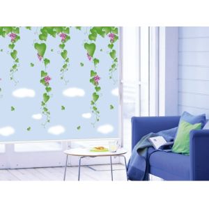 Printed roller blinds fabric