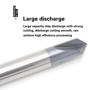 Versatile Carbide Chamfer End Mill Overall Length 50-100mm