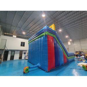 UL Listed Commercial Inflatable Water Slides Vertical Rush Inflatable Obstacle