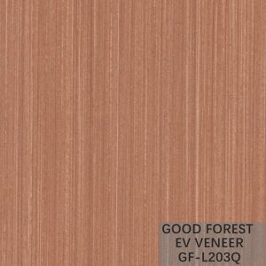 OEM American Cherry Engineered Wood Veneer Recomposed Vertical Grain