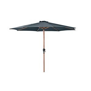 Steel Polyester Outdoor Sun Parasol , Large Waterproof Garden Umbrellas