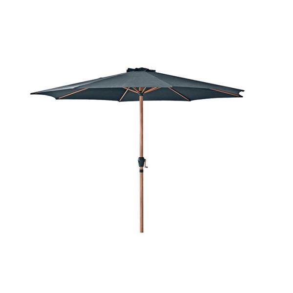 Steel Polyester Outdoor Sun Parasol , Large Waterproof Garden Umbrellas