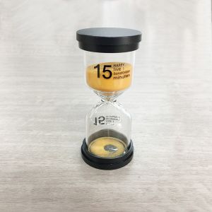 Modern Small Hourglass Timer 1 Minute - 30 minutes Logo Customized