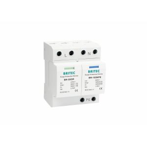 Quality Anti Lightning Type 1 1P+NPE IP20 IEC61643-11 Surge Protection Device for sale