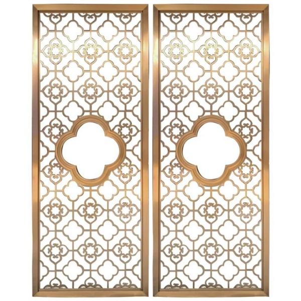 Laser cutting screen decoration room divider metal wall partition