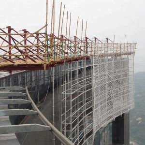 50.8mm Aluminium Ringlock Suspended Type Scaffolding For Curtain Wall Project