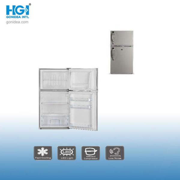 Household Appliance Double Doors Fridge Upper Freezer Vertical Refrigerator Bcd-125