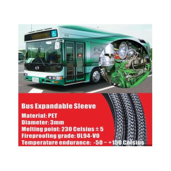 Fire Resistance Electrical Braided Sleeving Good Flexibility For Cable