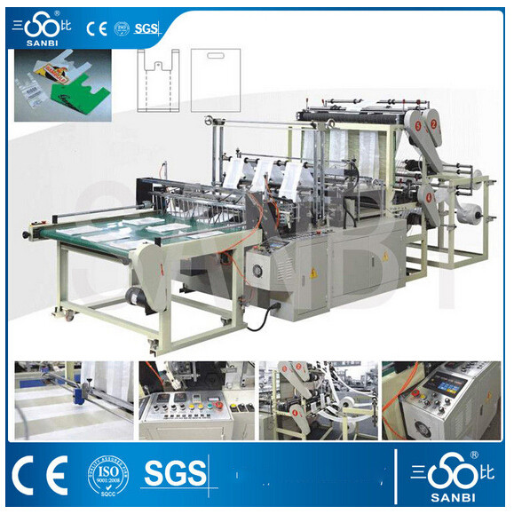 Buy High Speed Plastic Bag Making Machine Six Lines Cold Cutting at wholesale prices