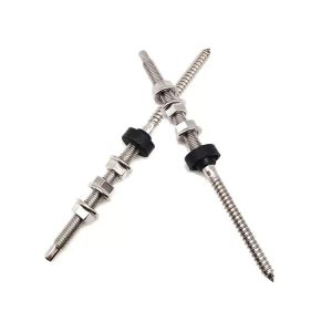SUS304 Double End Dowel Screw for Metal Roof M10 Double Thread Tapping Hanger