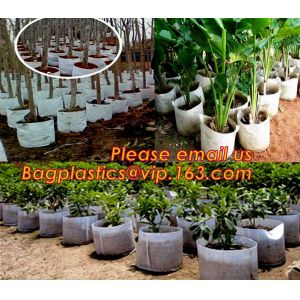 Grow Bags with Flap and Handles Collapsible 10 gallons,garden plant growing pot