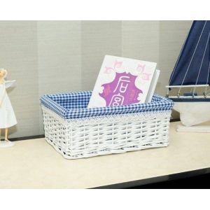 Hand Woven Decoration Organizer Rattan Willow Wicker Cutlery Fruit Storage Tray