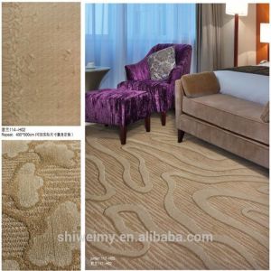Hot sales lotus flower pattern striped polypropylene twist carpet
