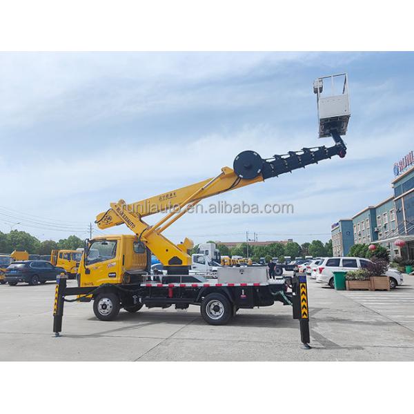 Factory Light Duty 18m High Altitude Operation Truck Boom Lift Mounted on Truck in Indonesia