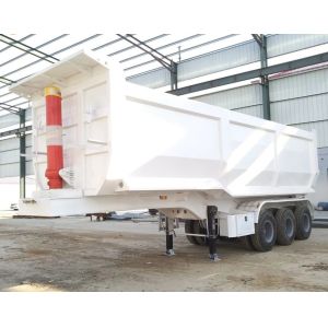 Customized 3 Axles 80 Tons Heavy Duty Dump Trailer Hydraulic Tipping Tipper Semi
