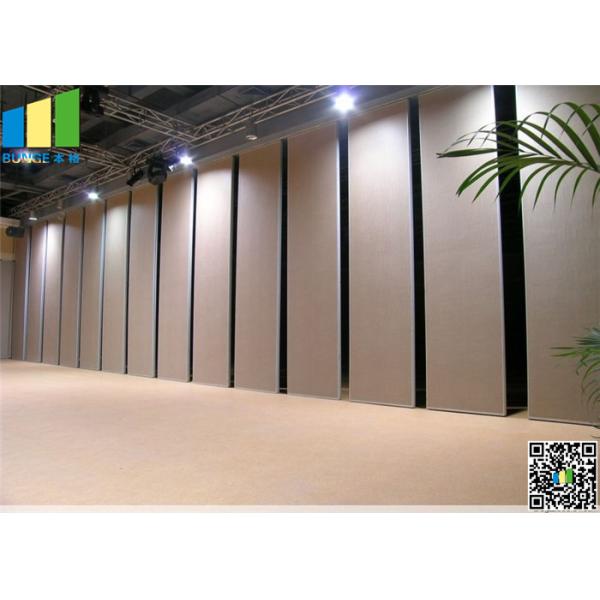 Wooden 65MM Sliding Partition Walls Melamine Finish Multi Color