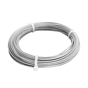 0.8-3mm Diameter ASTM A475 Class A Galvanized Steel Cable 1x7 EHS 3/16'' 7/1