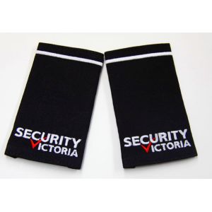 Handmade Custom Embroidered Patches PVC Backing shoulder patches