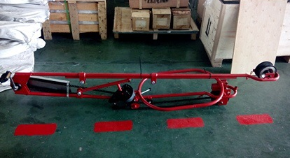 Rated load 1kn Singer Conductor Bundle Line Cart Weight 7kg Diameter Of Wheels 55mm 80mm