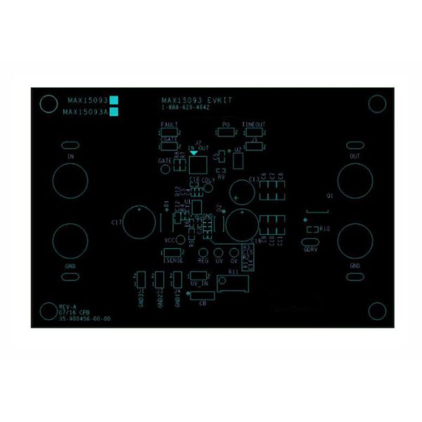 MAX15093AEVKIT Embedded Solutions MAX15093 Hot Swap Controller PMIC Evaluation