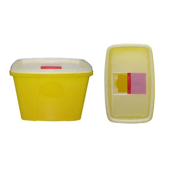15 Litre Sharps disposal container, Sliding Lid, Red,Sharps Container |