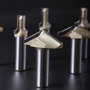 Quality Ultra High Hardness PCD Router Bits , Customized Size Diamond Tip Bit for sale