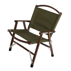 400 Lbs Portable Folding Camping Chair with Beech Frame