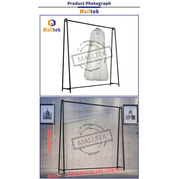 Removable Garment Display Racks Fashionable Modern Design For Clothes Hanging