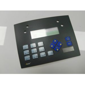 PET Overlay Flat Button Flexible Membrane Switch With 3M Adhesive