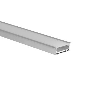 PMMA Cover Aluminum LED Extrusions Sandblasting With PC Diffuser