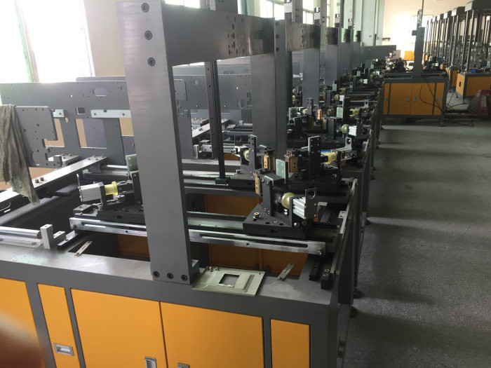 Quality Innovative Automatic Paper Box Making Machine Safety Operation 1200kg Weight for sale