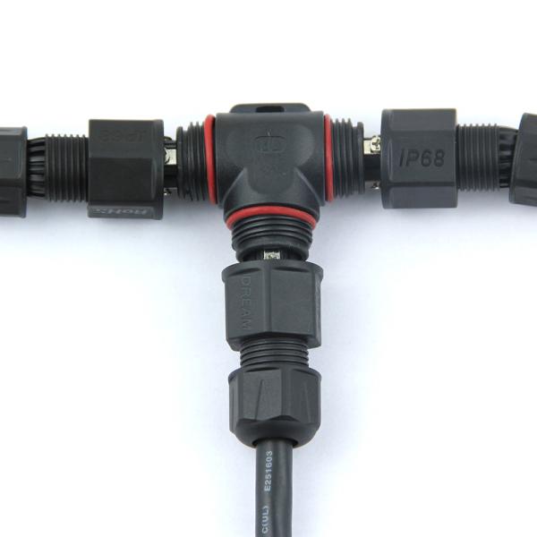 IP68 Waterproof Plastic T Junction Power Screw Type Wire Connectors