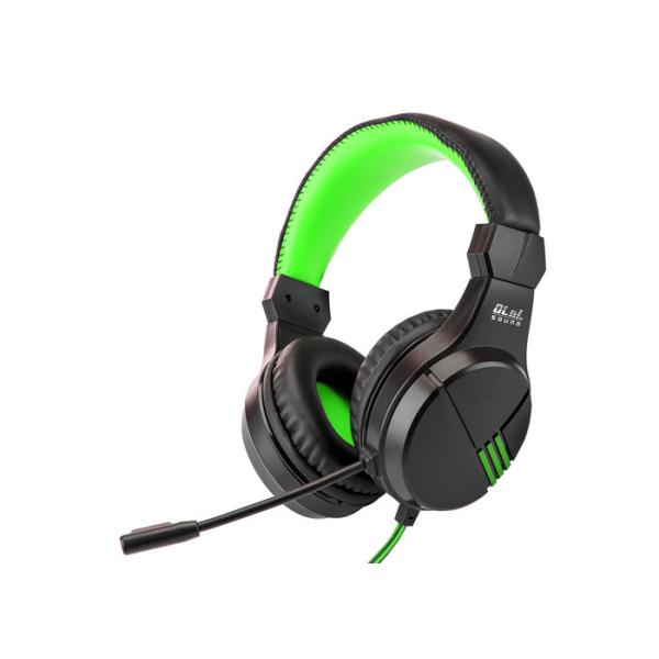 Buy 3V PS4 PS5 Gaming Headset 25000Hz  Green Lightweight Braided Cable at wholesale prices